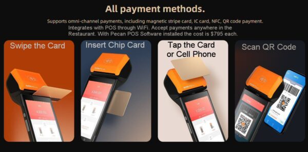 Accept Multiple Payments w/ Handheld Device